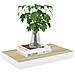 Scaffali A Parete 2 Pz Rovere E Bianco 40x23x3,8 Cm In Mdf - Foto miniatura 3
