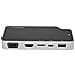 Adattatore Multiporta USB C - Convertitore USB-C a HDMI 4K o VGA con 100W Power Delivery Pass-through, 2 porte 10Gbps USB Hub, MicroSD, GbE - Mini dock da viaggio USB 3.1 Type-C - Foto miniatura 3