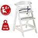 Seggiolone Sit Up Click e Fun - Incl. tavolo da pranzo e appendiabiti - Chiusura a scatto - Cresce con il bambino - Bianco - Foto miniatura 2