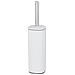 Spazzola Wc In Acciaio Verniciato Alassio, Bianco, Con Manico Argento, Wenko - Foto miniatura 1
