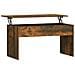Tavolino Rovere Fumo 102x50,5x52,5 Cm In Legno Multistrato - Foto miniatura 2