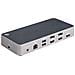 Docking Station Universale per Notebook 5x USB 3.2 / 2x DisplayPort / 3x HDMI per Triplo Monitor 4K Grigio / Argento + Power Delivery 100W - Foto miniatura 2