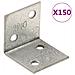 Staffe Angolari 150 Pz 2 Mm 30x25x30 Mm Acciaio Zincato - Foto miniatura 1