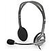 H111 Stereo Headset Cuffia Padiglione Auricolare Connettore 3.5 Mm Grigio - Foto miniatura 4