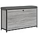 Panca Portascarpe Cassetto Ribaltabile Grigio Sonoma 102x32x56 - Foto miniatura 2