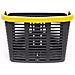 UP-BSK-EBK Cestino e borsa per bicicletta Frontale Cestino per biciclette Plastica Nero, Giallo - Foto miniatura 3
