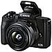 Fotocamera digitale mirrorless M50 Mark II con obiettivo 15-45 mm 4K Ultra HD Colore Nero - Foto miniatura 3