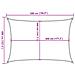 Vela Parasole 160 G /m Rettangolare Blu 4x5 M In Hdpe - Foto miniatura 5