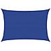 Vela Parasole 160 G /m Rettangolare Blu 4x5 M In Hdpe - Foto miniatura 1