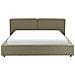 Letto Tessuto Linards 180 X 200 Cm Verde Oliva - Foto miniatura 4