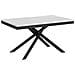 Tavolo allungabile 90x160/264 cm Karida Evolution bianco frassino telaio antracite - Foto miniatura 1