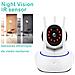 V11 Telecamera Ip Wifi Motorizzata 360° Hd 1080, Visione Notturna, Rilevatore Di Movimento 11x13x12 Cm. Colore Bianco - Foto miniatura 4