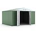Box Deposito Garage Giardino In Lamiera Zincata 403x269cm X H 215cm - 149kg - 10,84mq Verde - Foto miniatura 3