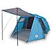 Tenda da Campeggio a Tunnel per 4 Persone Blu Impermeabile - Foto miniatura 1