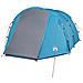 Tenda da Campeggio a Tunnel per 4 Persone Blu Impermeabile - Foto miniatura 5