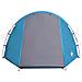 Tenda da Campeggio a Tunnel per 4 Persone Blu Impermeabile - Foto miniatura 6
