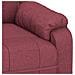 Poltrona Elettrica Reclinabile Rosso Vino in Tessuto - Foto miniatura 8