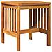 Tavolo Laterale da Giardino  Marrone 45x45x50 cm in Legno Massello di Acacia - Foto miniatura 1