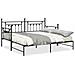 Struttura letto daybed con letto estraibile nera 100x190 cm in acciaio - Foto miniatura 4