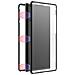 360° Glass custodia per cellulare 17,3 cm (6.8") Cover Nero, Trasparente - Foto miniatura 2
