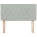 Testiera LED Argille con testiera Grigio chiaro 90 cm Velluto - Foto miniatura 5
