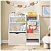 Sobuy Libreria Montessori Per Bambini Cesta Scaffale Portagiochi Salvaspazio In Bianco - Foto miniatura 7