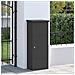 Cassetta per pacchi Nero 44.5 x 29 x 110.5 cm Acciaio - Foto miniatura 3