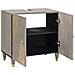 Mobile sottolavabo con archiviazione Grigio 62 x 33 x 58 cm - Foto miniatura 2