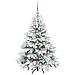 Albero di Natale artificiale con 150 LED Bianco 120 cm PE e PVC - Foto miniatura 3