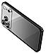 Elegante Custodia Magnetica Nera Compatibile Con Iphone 17 - Fibbia A Molla E Retro Trasparente - Foto miniatura 1