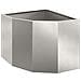 Vaso d'angolo Argento 45 x 45 x 35 cm Acciaio inossidabile - Foto miniatura 1