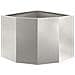 Vaso d'angolo Argento 45 x 45 x 35 cm Acciaio inossidabile - Foto miniatura 5