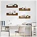 Scaffali da parete 4 pcs Legno vecchio 80 x 11,5 x 18 cm - Foto miniatura 4