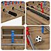 Tavolo da Foosball Rovere Artigianale 125 x 60,5 x 80 cm - Foto miniatura 8