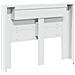 Testata con Mobile e LED Bianco 140 x 16,5 x 103,5 cm - Foto miniatura 7