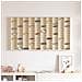 Vetrina a muro Beige 98 x 4,5 x 55 cm Legno multistrato - Foto miniatura 2