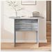 Tavolo consolle Grigio Sonoma 93 x 40 x 75 cm Legno multistrato - Foto miniatura 4