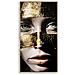 Dipinto Su Tela Nairobi B Volto Femminile Con Cornice, 52x102 Cm - Foto miniatura 1