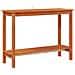 Tavolo consolle con lo scaffale Marrone Cera 110 x 40 x 80 cm - Foto miniatura 1