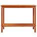 Tavolo consolle con lo scaffale Marrone Cera 110 x 40 x 80 cm - Foto miniatura 5
