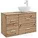 Set di mobili per il bagno 2 pcs Rovere Artigianale - Foto miniatura 1