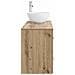 Set di mobili per il bagno 2 pcs Rovere Artigianale - Foto miniatura 3