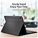 Custodia con Tastiera per Samsung Galaxy Tab S6 Lite - Pelle - Foto miniatura 4