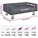 Lettino per Cani Grigio Scuro 70x45x26,5 cm in Velluto - Foto miniatura 7