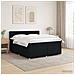 Letto box spring con materasso Nero 160 x 200 cm Tessuto - Foto miniatura 4