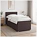 Letto box spring con materasso Marrone Scuro 90 x 200 cm - Foto miniatura 2