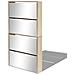 Scarpiera a 4 Strati con Specchio Rovere 63x17x134 cm - Foto miniatura 1