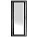 Specchio Moderno Da Parete Con Cornice Nera 51x141cm Lunel - Foto miniatura 17