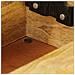 Tavolino Da Caffè In Legno Massello Di Mango 110x55x35 Cm - Foto miniatura 2