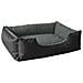 Lupi Letto Per Cane / gatto Cuccia Cuscino Per Cane, Divano Per Cane, Cestino Per Cane, Nero / grigio M - Foto miniatura 1